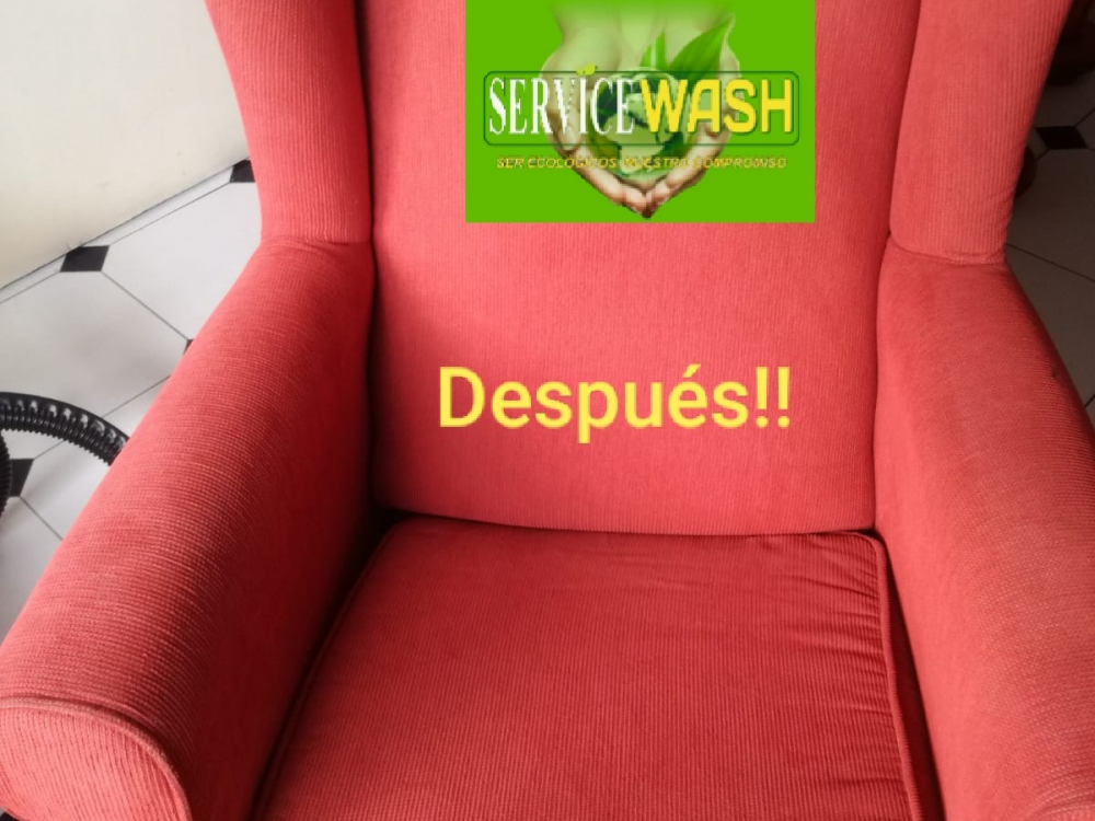 Limpieza a domicilio de sofás, sillones, sillas, butacas, tresillos, cabeceros, paredes enteladas y todo tipo de tapicería