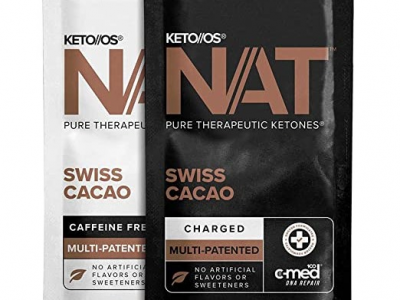 KETO // OS NAT® Swiss Cacao (Con cafeína)  20 porciones (BEBIDA CETOGENICA)